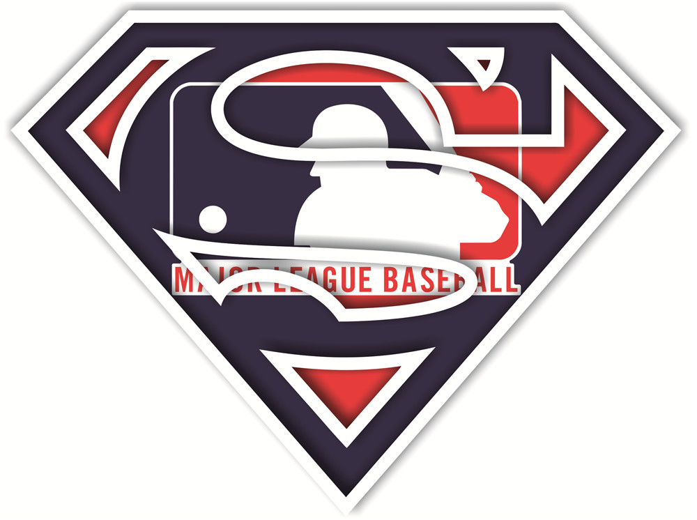 MLB Superman iron ons